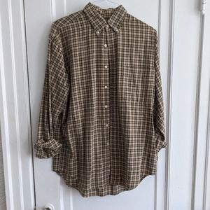 J Crew Plaid Casual Button Down